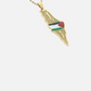 24K Gold Plated PALESTINE Pendant With Chain