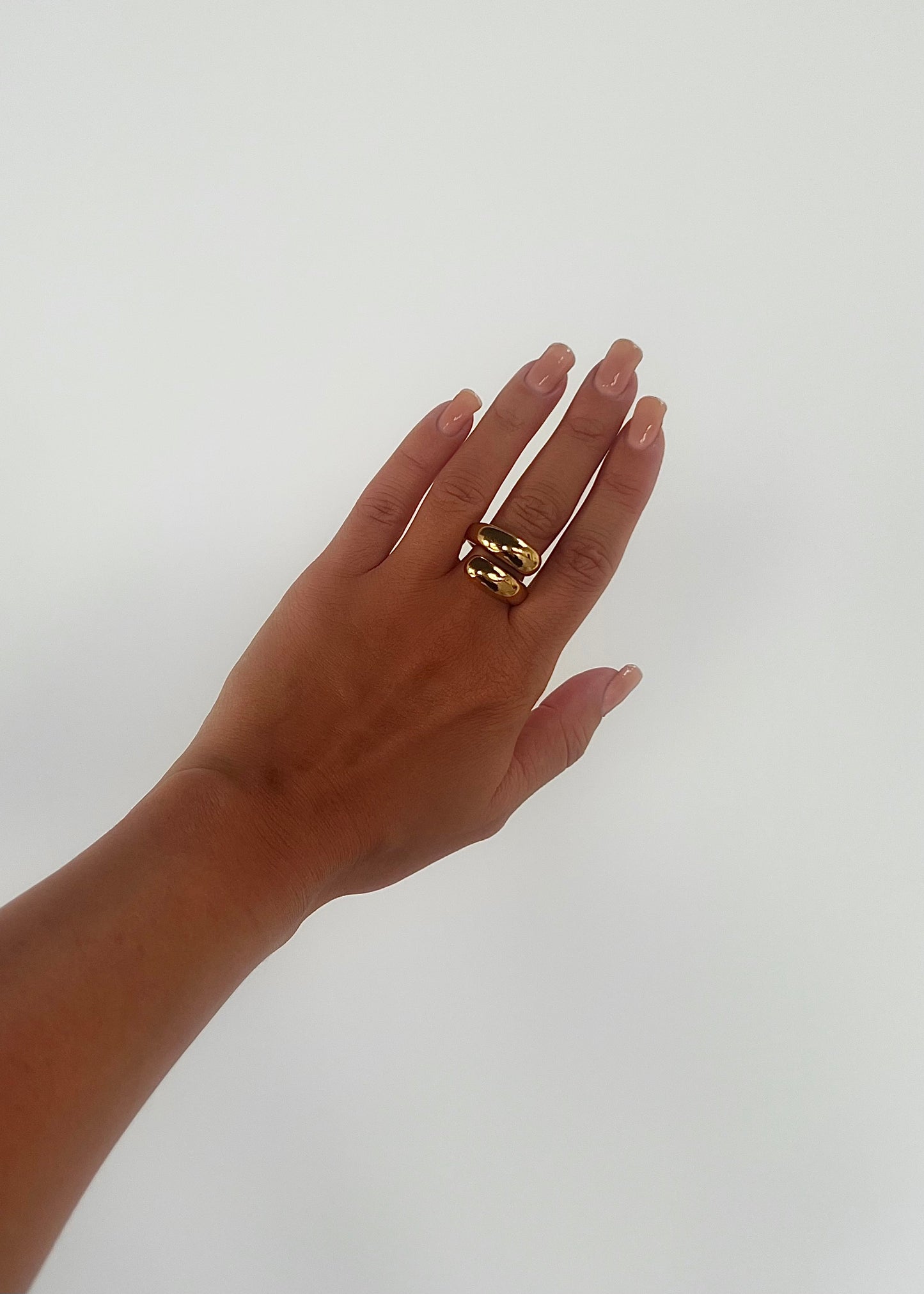 ZARA 18k Gold Plated Twist Ring