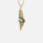 24K Gold Plated PALESTINE Pendant With Chain