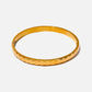 AVA 18K Gold Plated Bangle