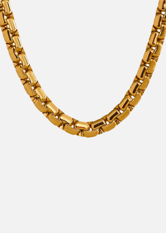 NOLA 18k Gold Plated Thick Chain Necklace