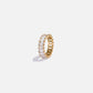 SARA 18k Gold Plated Cubic Zirconia Ring