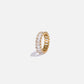 SARA 18k Gold Plated Cubic Zirconia Ring