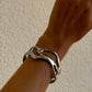 JUX Silver Chunky Bracelet