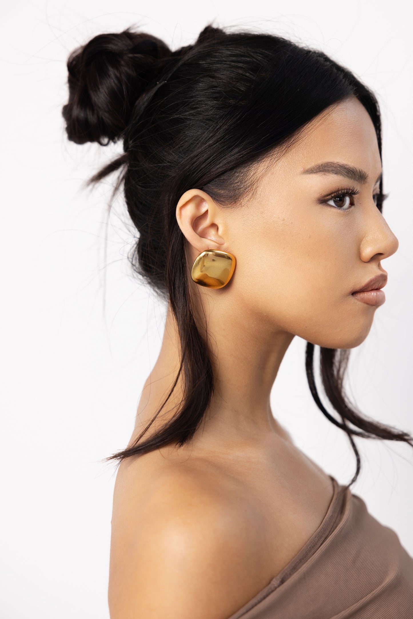 CELIA 18k Gold Plated Chunky Earrings