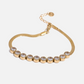 ORLA 18k Gold Plated Snake Cubic Zirconia Bracelet