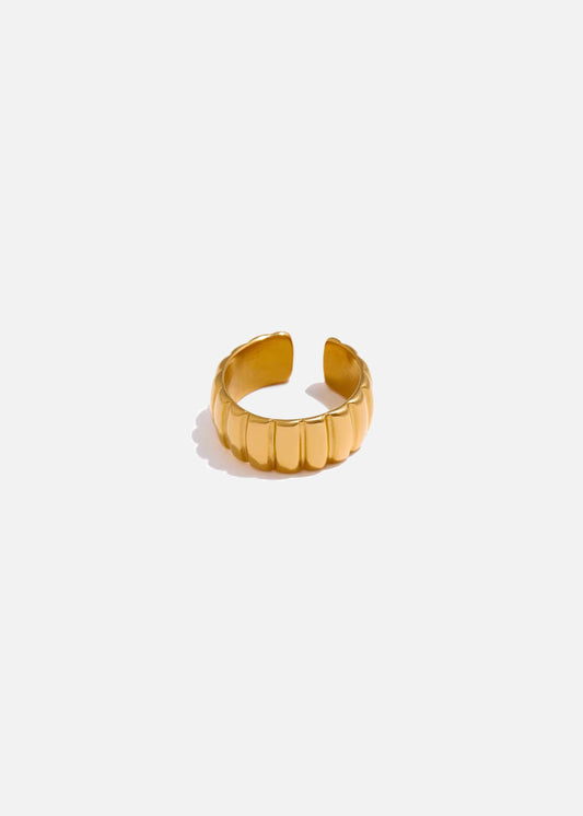 ARA 18k Gold Plated Adjustable Ring