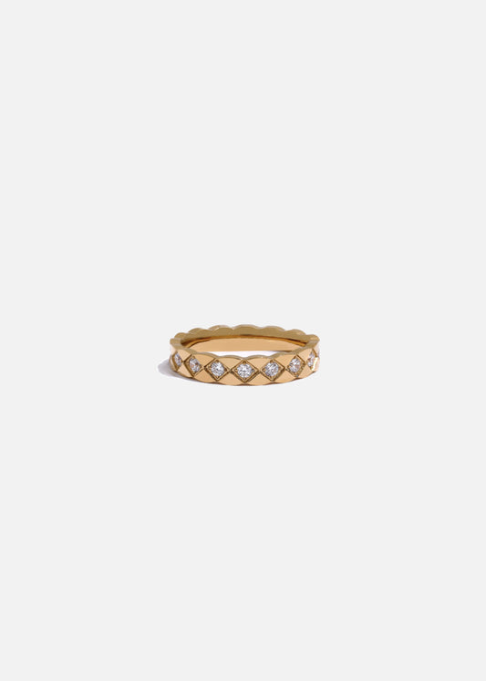 LOLA 18k Gold Plated Cubic Zirconia Ring