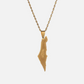 24K Gold Plated PALESTINE Pendant With Chain - PRE ORDER