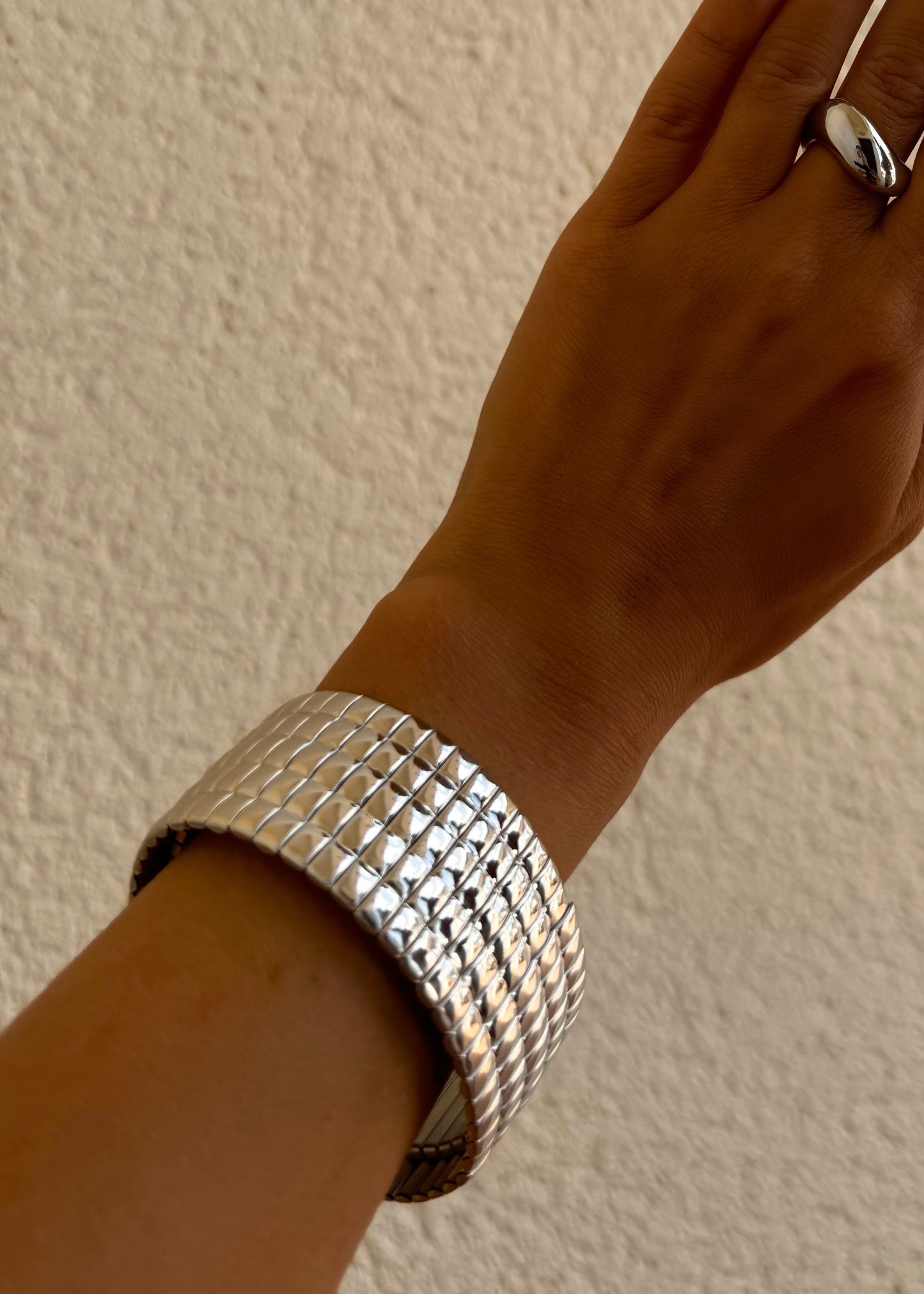 CALLIE Silver Chunky Bracelet