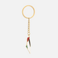 24K Gold Plated PALESTINE Keyring