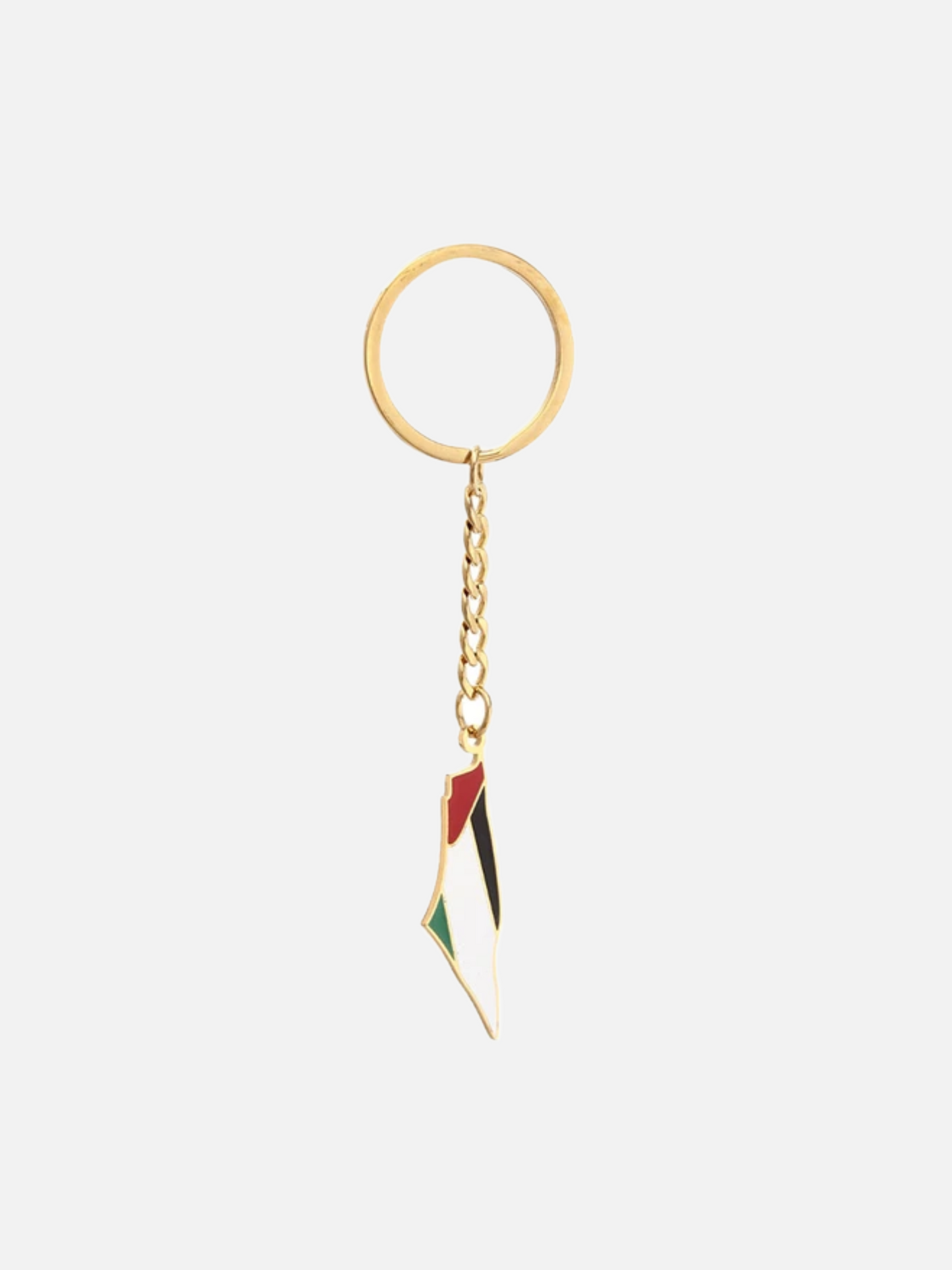 24K Gold Plated PALESTINE Keyring