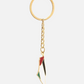 24K Gold Plated PALESTINE Keyring