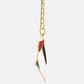 24K Gold Plated PALESTINE Keyring