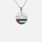 Silver Plated PALESTINE Pendant With Chain