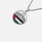 Silver Plated PALESTINE Pendant With Chain