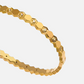 AMY 18K Gold Plated Cubic Zirconia Bracelet Bangle