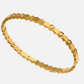 18K Gold Plated Cubic Zirconia Bracelet Bangle